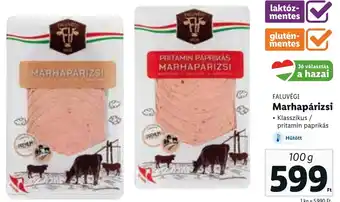Lidl Faluvégi marhapárizsi 100 g ajánlat