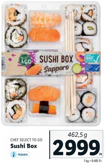 Lidl Chef Select To Go sushi box 462,5 g ajánlat