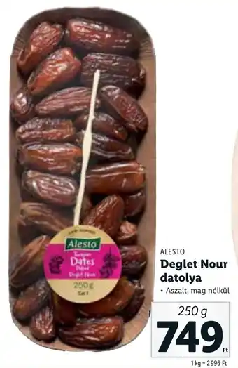 Alesto deglet nour datolya 250 g