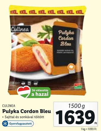 Lidl Culinea pulyka cordon bleu 1500 g ajánlat