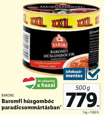 Baroni  baromfi húsgombóc paradicsommártásban 500 g