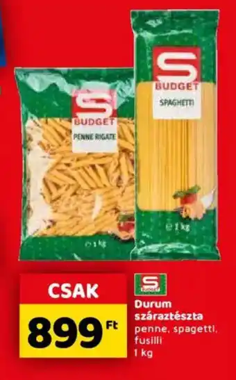 Spar Spar durum száraztészta 1 kg ajánlat