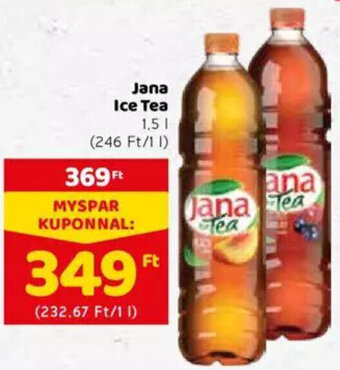 Spar Jana ice tea 1,5 l ajánlat