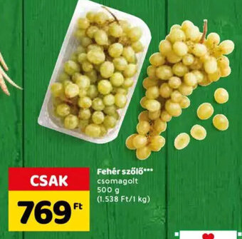 Spar Fehér szőlő 500 g ajánlat
