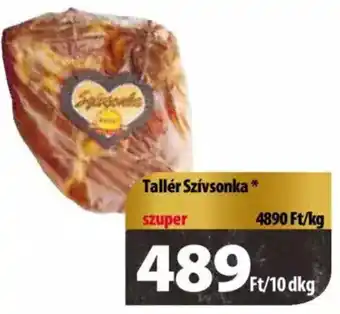 Coop Tallér szívsonka 10 dkg ajánlat