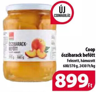 Coop Coop őszibarack befőtt 680 / 370 g ajánlat