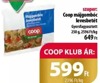 Coop Coop májgombóc levesbetét 250 g ajánlat