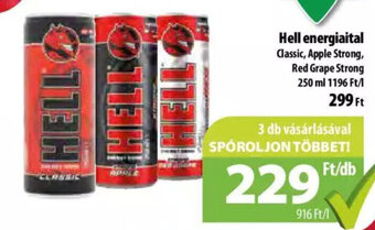 Coop Hell energiaital 250 ml ajánlat