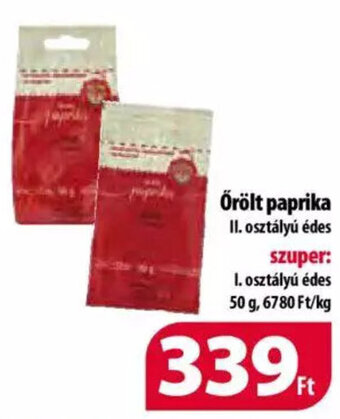 Coop Őrölt paprika 50 g ajánlat