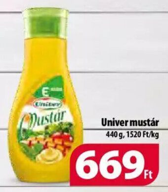Coop Univer mustár 440 g ajánlat