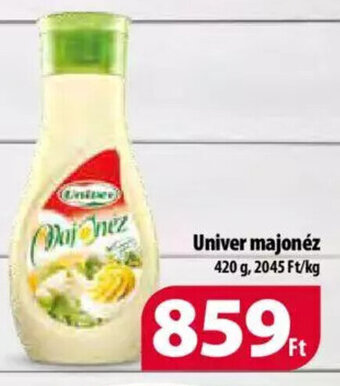 Coop Univer majonéz 420 g ajánlat