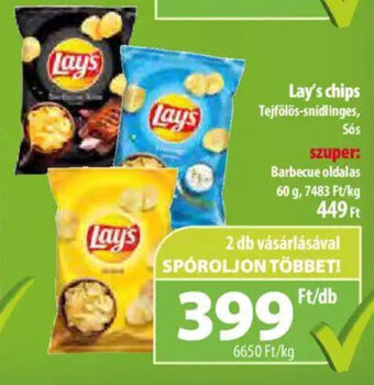 Coop Lay's chips 60 g ajánlat