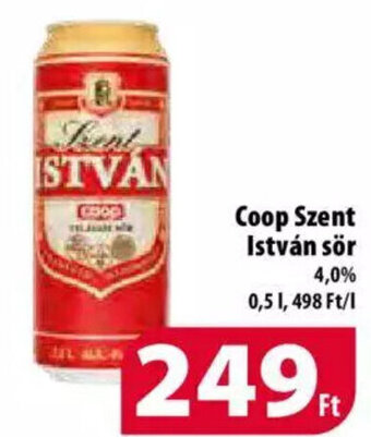 Coop Coop szent istván sör 0,5 l ajánlat