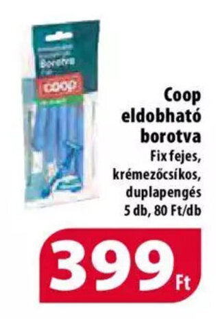 Coop Coop eldobható borotva 5 db ajánlat