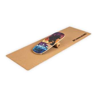 Electronic Star Boarderking indoorboard classic, egyensúlyozó deszka, alátét, henger, fa / parafa, piros ajánlat
