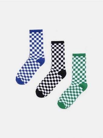 Sinsay 3 pár pamutban gazdag zokni ajánlat