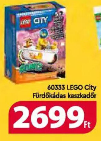 Lego City fürdőkádas kaszkadőr 1 db