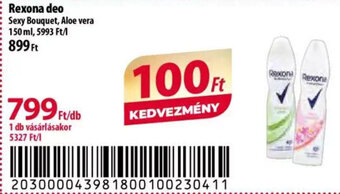 Coop Rexona deo 150 ml ajánlat