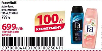 Coop Fa tusfürdő 250 ml ajánlat