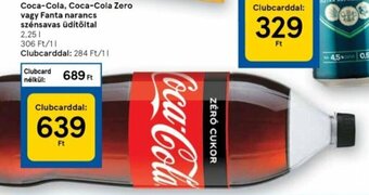 Tesco Coca-Cola. Coca-Cola zero vagy Fanta narancs szénsavas üdítőital 2,25 l ajánlat