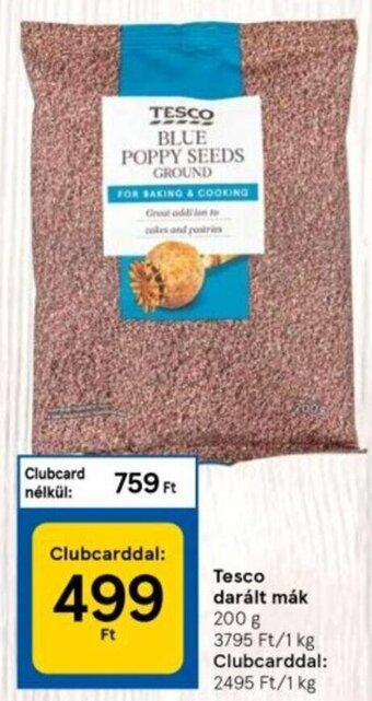 Tesco Tesco darált mák 200 g ajánlat