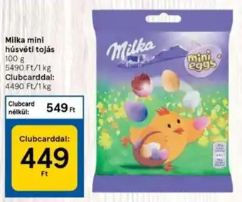 Tesco Milka mini húsvéti tojás 100 g ajánlat
