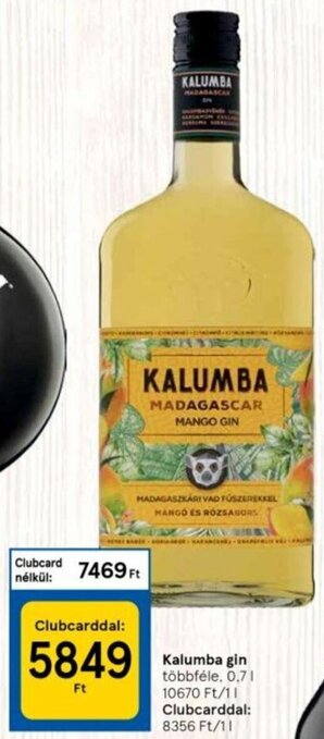 Tesco Kalumba gin 0,7 l ajánlat
