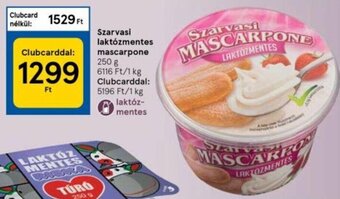 Tesco Szarvasi laktózmentes mascarpone 250 g ajánlat