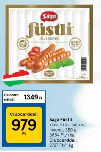 Tesco Sága füstli 350 g ajánlat