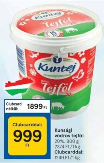 Kunsági vödrös tejföl 800 g