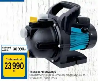 Tesco Tesco kerti szivattyú 1 db ajánlat