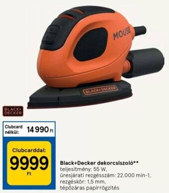 Tesco Black + Decker dekorcsiszoló 1 db ajánlat