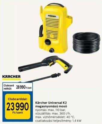 Tesco Kärcher universal k2 magasnyomású mosó 1 db ajánlat