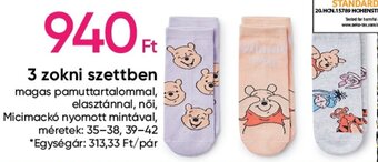 Pepco 3 zokni szettben ajánlat