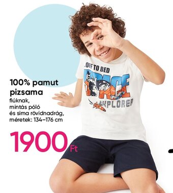 Pepco 100% pamut pizsama 1 db ajánlat