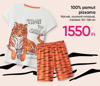 Pepco 100% pamut pizsama 1 db ajánlat