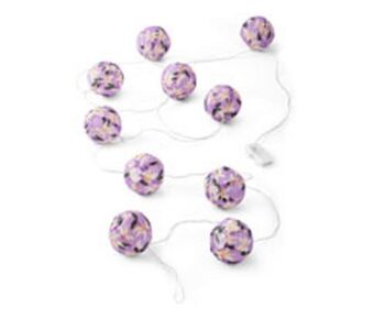 Led-es kültéri égősor, 10 lampion