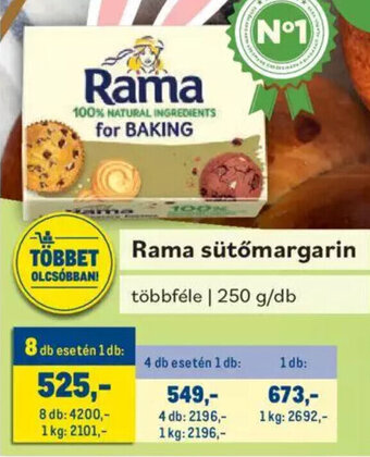 Metro Rama sütőmargarin 250 g ajánlat