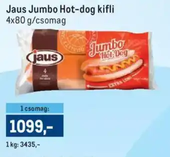 Jaus jumbo hot-dog kifli 4 x 80 g