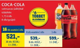 Metro Coca-Cola 1,75 l ajánlat