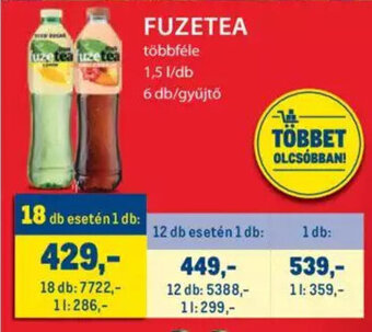 Metro Fuzetea 1,5 l ajánlat