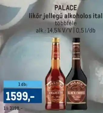 Metro Palace likőr jellegű alkoholos ital 0,5 l ajánlat