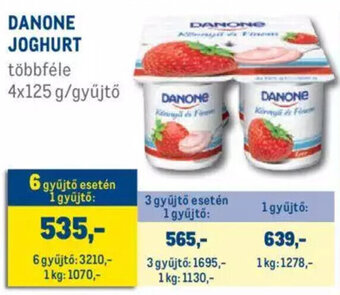 Metro Danone joghurt 4 x 125 g ajánlat