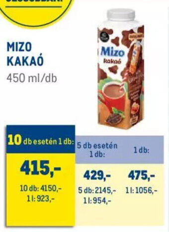 Metro Mizo Kakaó 450 ml ajánlat