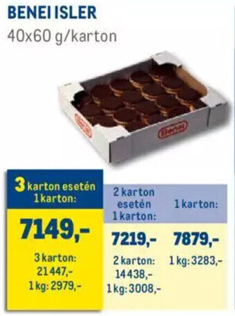 Metro Benei isler 40 x 60 g ajánlat