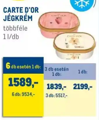 Carte D'Or jégkrém 1 l