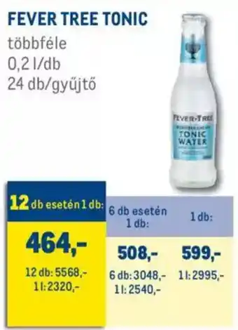 Fever Tree tonic 0,2 l