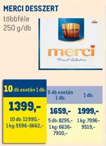 Metro Merci desszert 250 g ajánlat