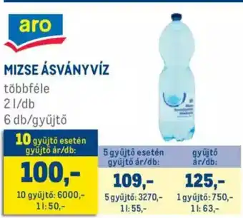 Metro Aro mizse ásványvíz 2 l ajánlat