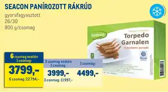 Metro Seacon panírozott rákrúd 800 g ajánlat